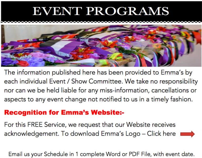 event programs